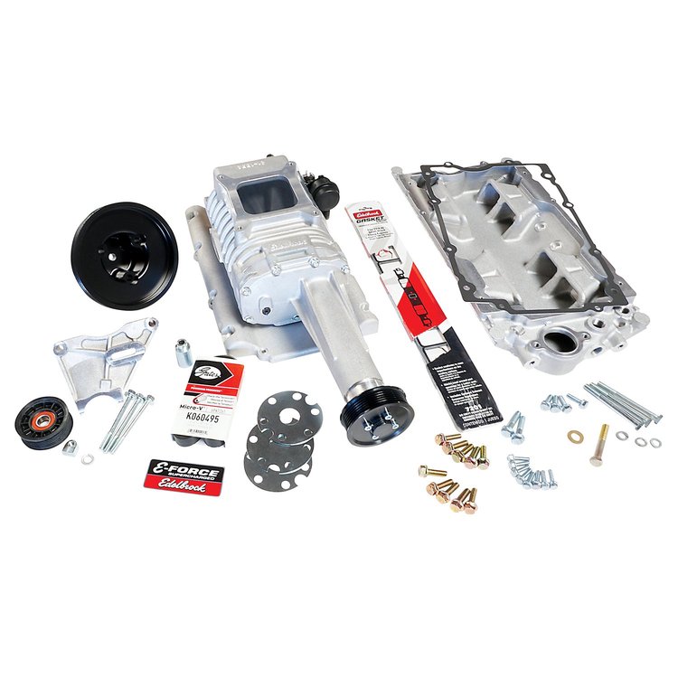 1552 E-Force 122 Supercharger Kit for 1996-Later Chevy 302-40ci w/ Vortec Heads [Satin]