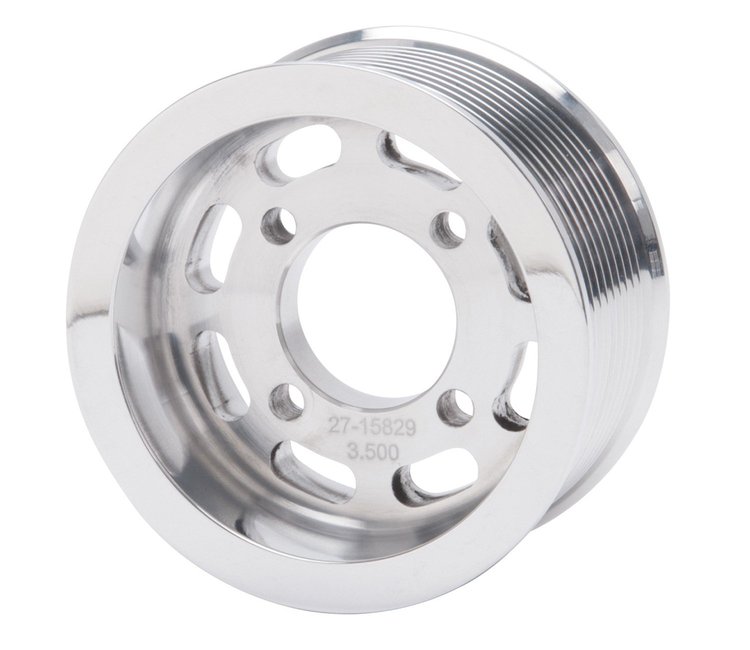 E-Force Supercharger 10 Rib Polished Pulley with 3.50" Diameter