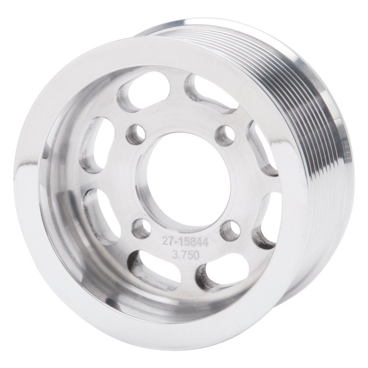 E-Force Supercharger 10 Rib Polished Pulley with 3.75" Diameter