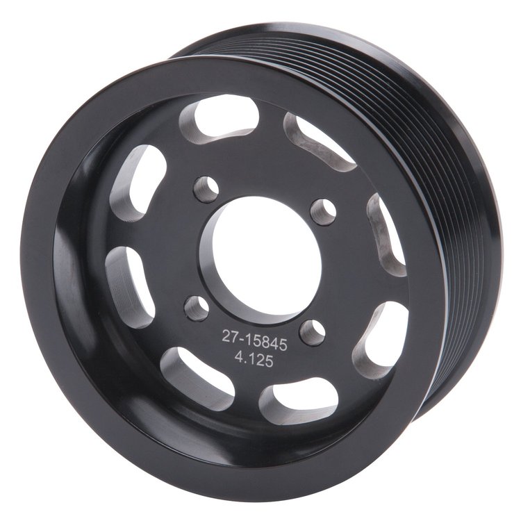 E-Force Supercharger 10 Rib Pulley with 4.125" Diameter