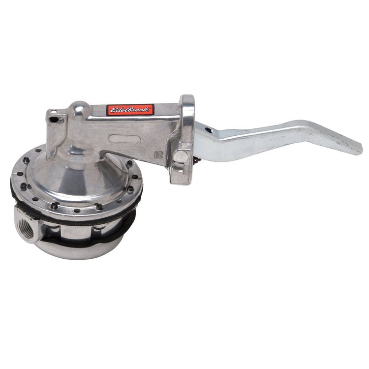 Performer RPM Mechanical Fuel Pump for Small Block Chrysler 316-360, Polished Finish