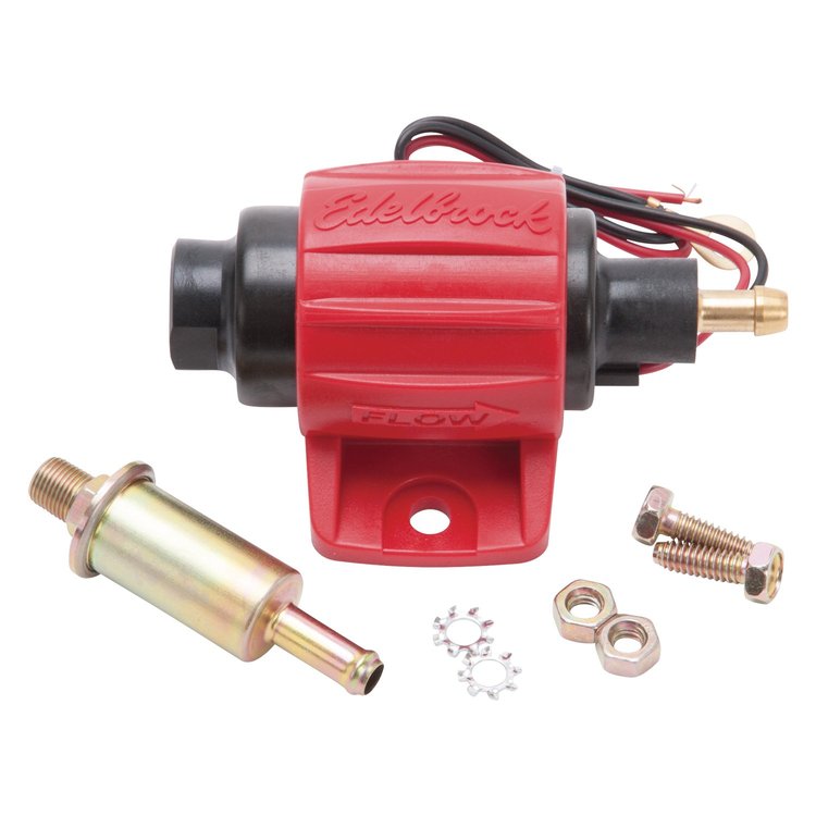 Universal Micro Electric Fuel Pump, 38 GPH for Gasoline and E85
