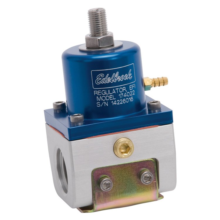EFI Adjustable Fuel Pressure Regulator 180 GPH with -10AN Inlet/Outlet in Blue Finish
