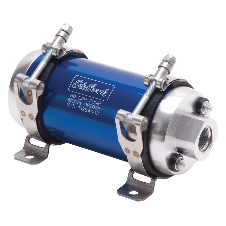 Quiet-Flo EFI In-Line Blue Electric Fuel Pump 80 GPH