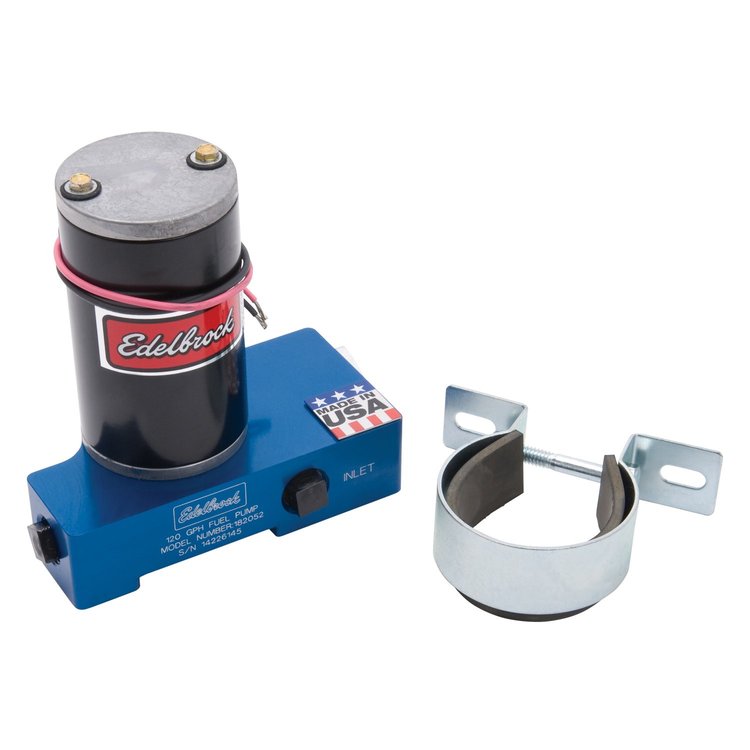 Quiet-Flo Electric Fuel Pump 120 GPH in Blue