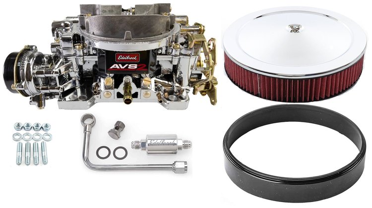 1906-CPK AVS2 650 CFM Carburetor Kit [Chrome Plasma]