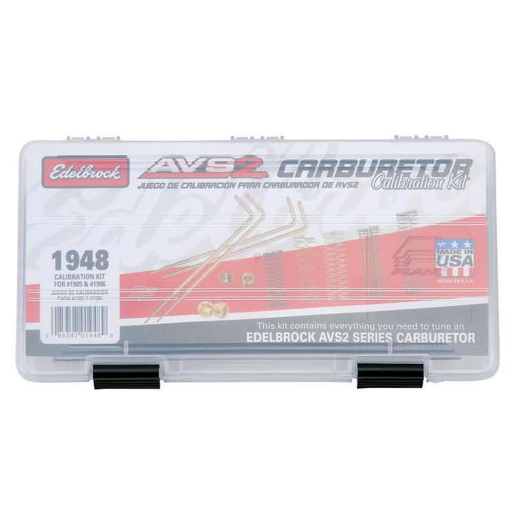 1948 Carburetor Calibration Kit for Edelbrock AVS2-Series 650 CFM Carburetors 1905, 1906
