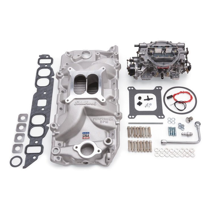 Single-Quad RPM Manifold and Carburetor Kit for Oval Port Big Block Chevy