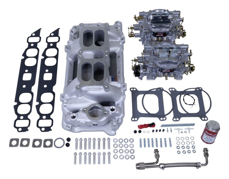 RPM Dual-Quad Manifold and Carburetor Kit for Big Block Chevy Oval Port