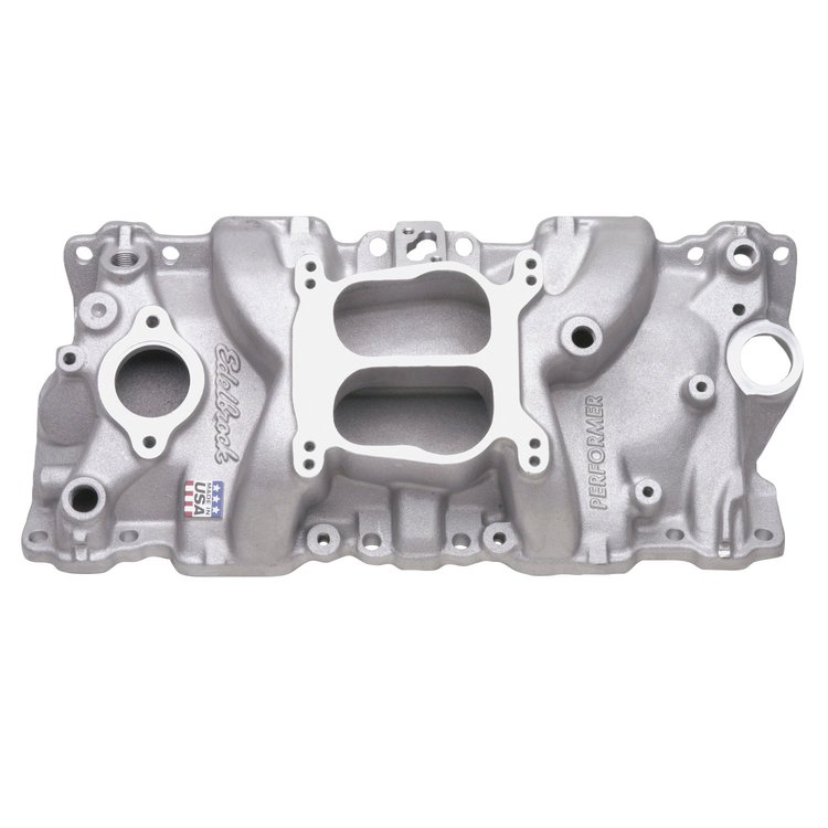 Performer Small Block Chevy Intake Manifold for 1987-95 Cast Iron Heads