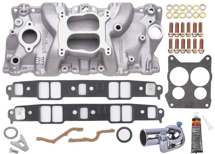 2104 Performer Small Block Chevy Intake Manifold Kit