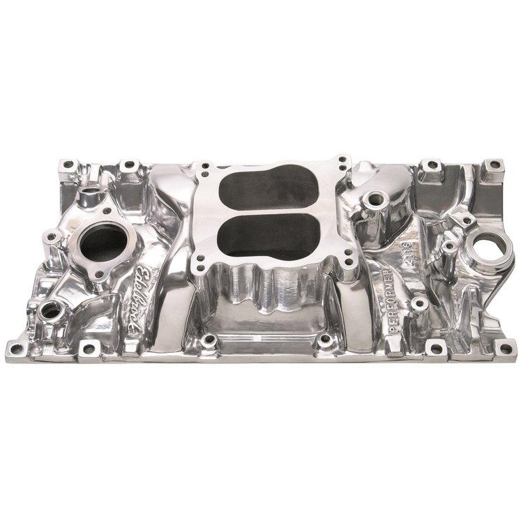 Performer Vortec Small Block Chevy Intake Manifold Polished
