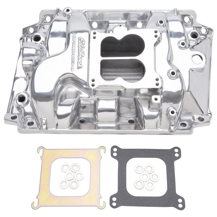 Performer Buick 455 Intake Manifold Polished