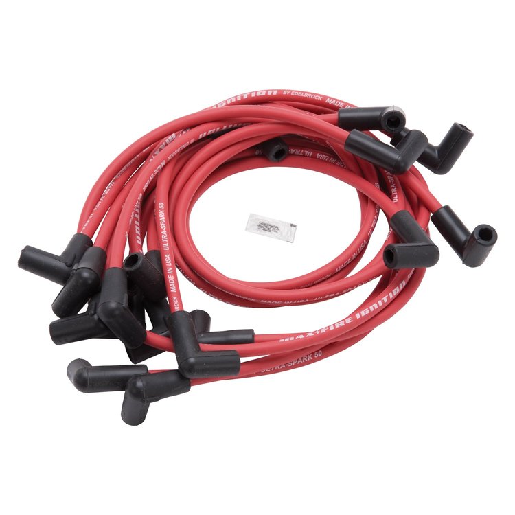 Max-Fire Ultra-Spark 50 Spark Plug Wire Set for 1974-1988 Small-Block Chevrolet [HEI]