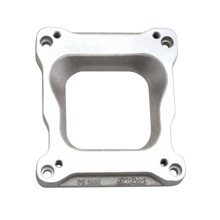 Competition Carburetor Adapter for Quadrajet to Square Bore Single-Plane Manifold
