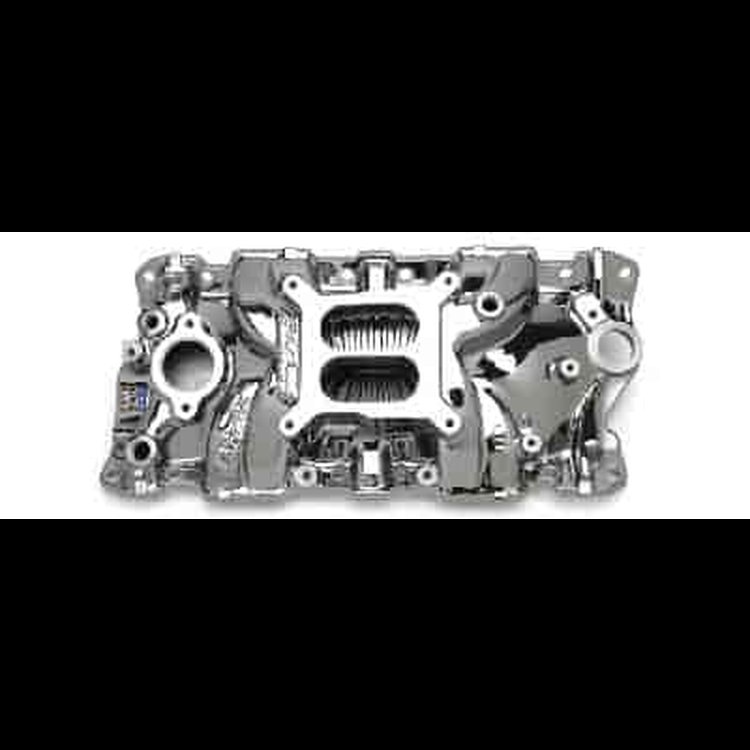 SB-Chevy 1955-86 Performer EPS Intake, PermaStar Coating IMCA Approved