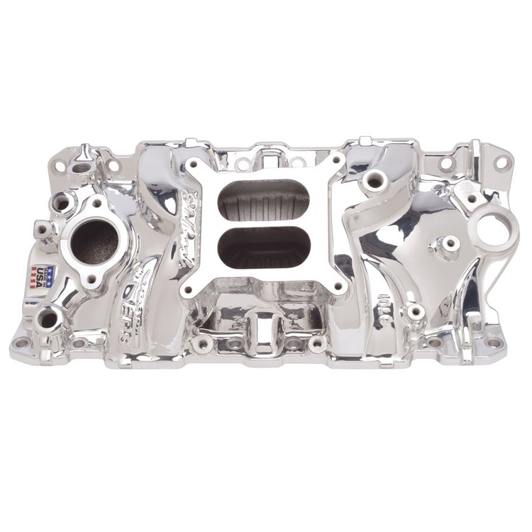 Performer EPS Endurashine Intake Manifold for Small Block Chevy