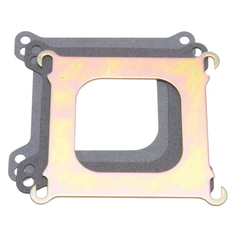 Square Bore to Spread Bore Carburetor Adapter Plate, 0.100 in. Thick