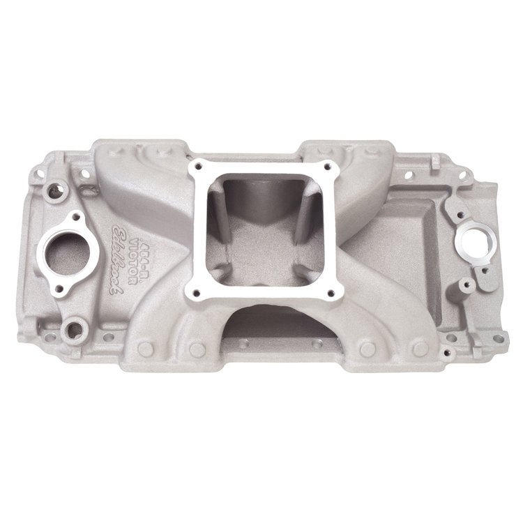 Victor 454-LO Intake Manifold Big Block Chevy with 1975-Earlier large oval port heads