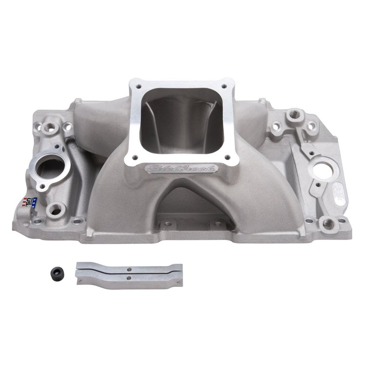 Super Victor II Intake Manifold Big-Block Chevy 10.2 Tall Deck Carb Brodix SR20 Cylinder Heads
