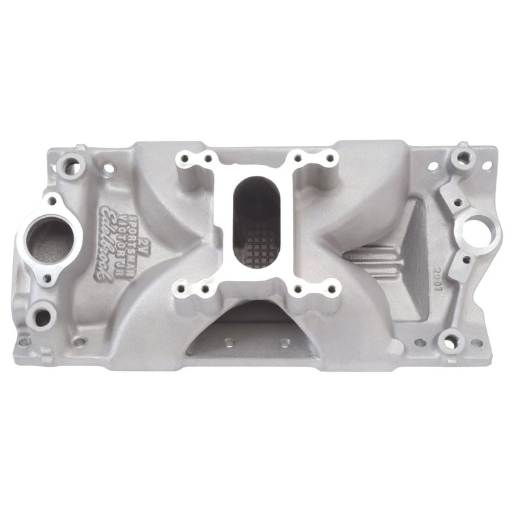 Victor Jr. Sportsman 2V Intake Manifold for Small Block Chevy
