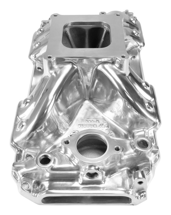 Victor Jr. 454-R Intake Manifold Big Block Chevy with rectangular port heads