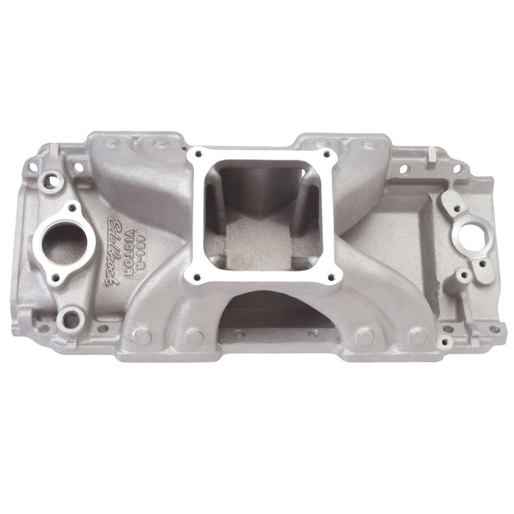Victor 454-R Intake Manifold Big Block Chevy with rectangular port heads