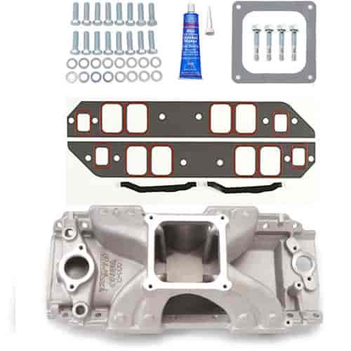 Victor 454-R Intake Manifold Kit Big Block Chevy with rectangular port heads
