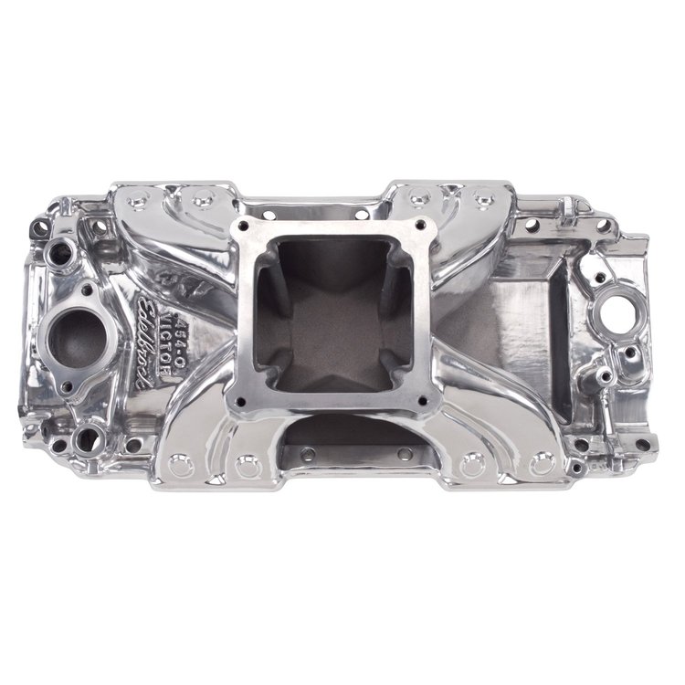 Victor 454-O Intake Manifold Big Block Chevy with 1975-Earlier large oval port heads