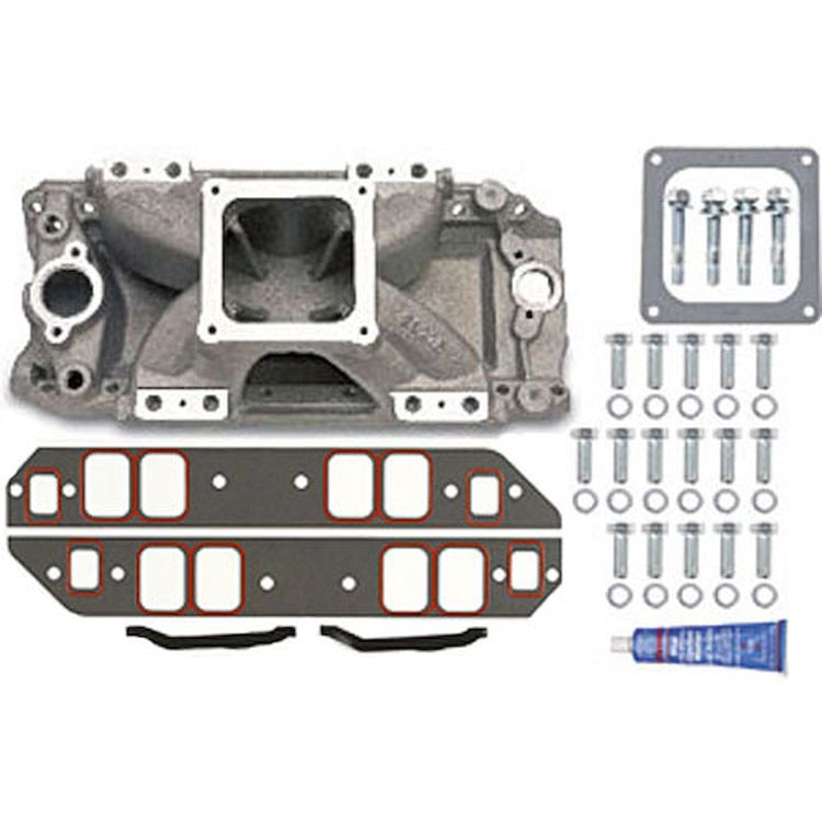 Super Victor BBC Intake Manifold Kit Big-Block Chevy 9.8 Standard Deck EFI