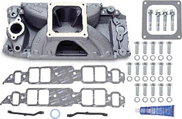 Super Victor BBC Intake Manifold Kit Big-Block Chevy 9.8 Standard Deck Carb