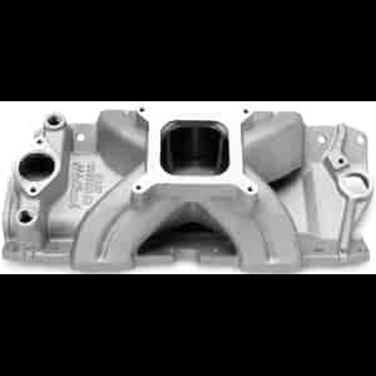 Victor Jr. High-Port Intake Manifold Small Block Chevy Raised Port 23° Cylinder Heads