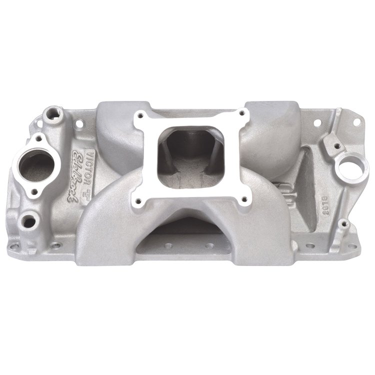 Victor E 23° Intake Manifold for Small Block Chevy