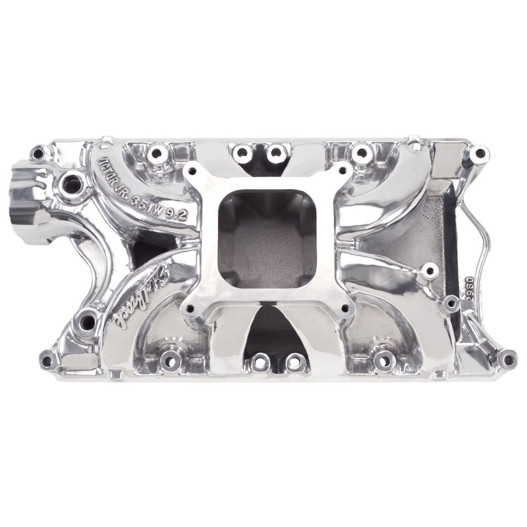 Victor Jr. 351W Ford Intake Manifold 9.2" Deck Polished