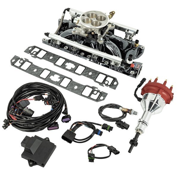 Pro-Flo 4 Sequential Multi-Port EFI System for Small-Block Ford 351W [Black Plasma]