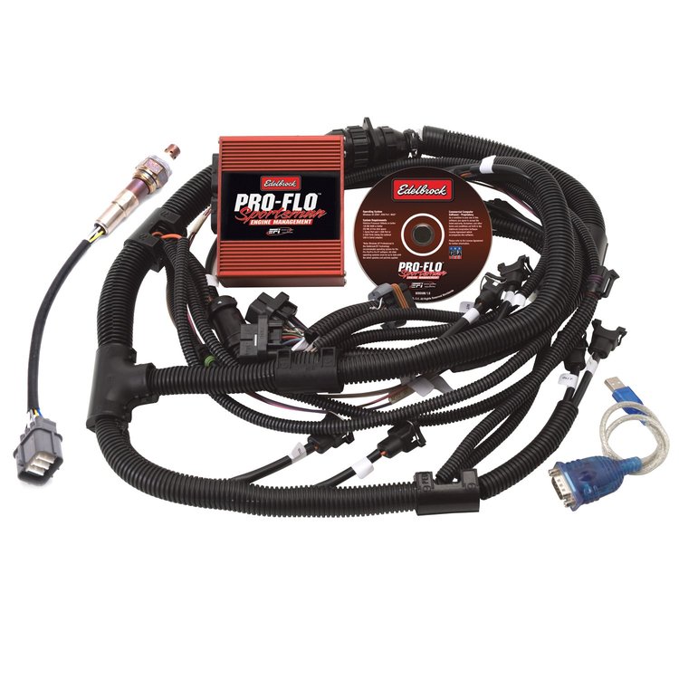 Pro-Flo Sportsman EFI Complete System Includes Software Disc & Full Harness