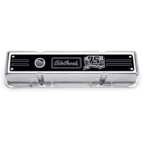 75th Anniversary Tall Valve Covers 1959-86 Small Block Chevy 262-400