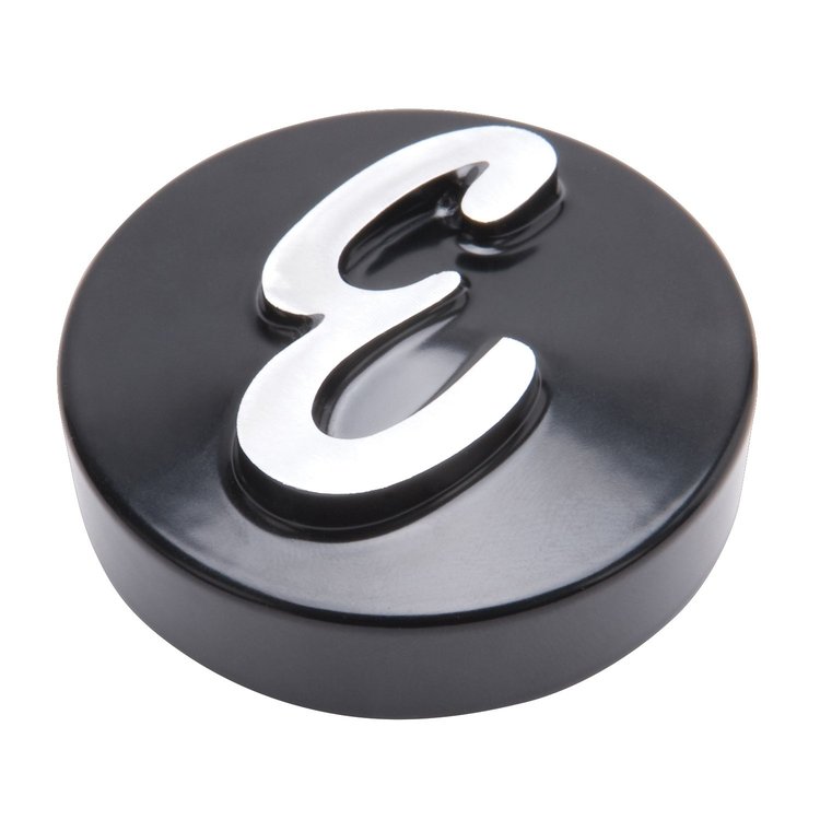 E Logo Air Cleaner Nut Black Anodized