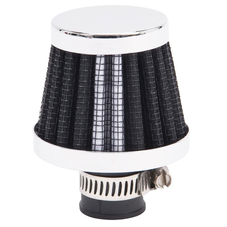 Universal Black Conical Valve Cover Breather with 2.50" Overall Length