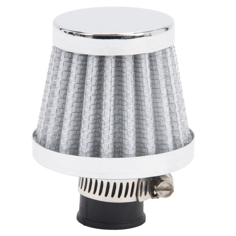 Universal White Conical Valve Cover Breather with 2.50" Overall Length