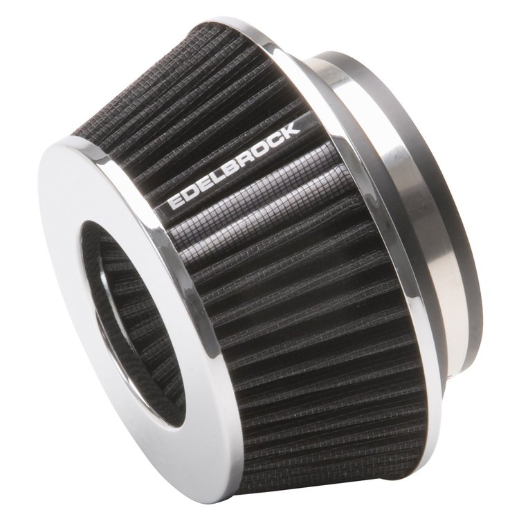Universal Black Compact Conical Air Filter with 3.70" Overall Length for 3",3.5", and 4" Air Intake Systems