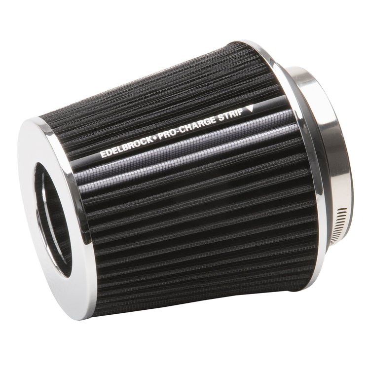 Universal Black Medium Conical Air Filter with 6.70" Overall Length for 3",3.5", and 4" Air Intake Systems