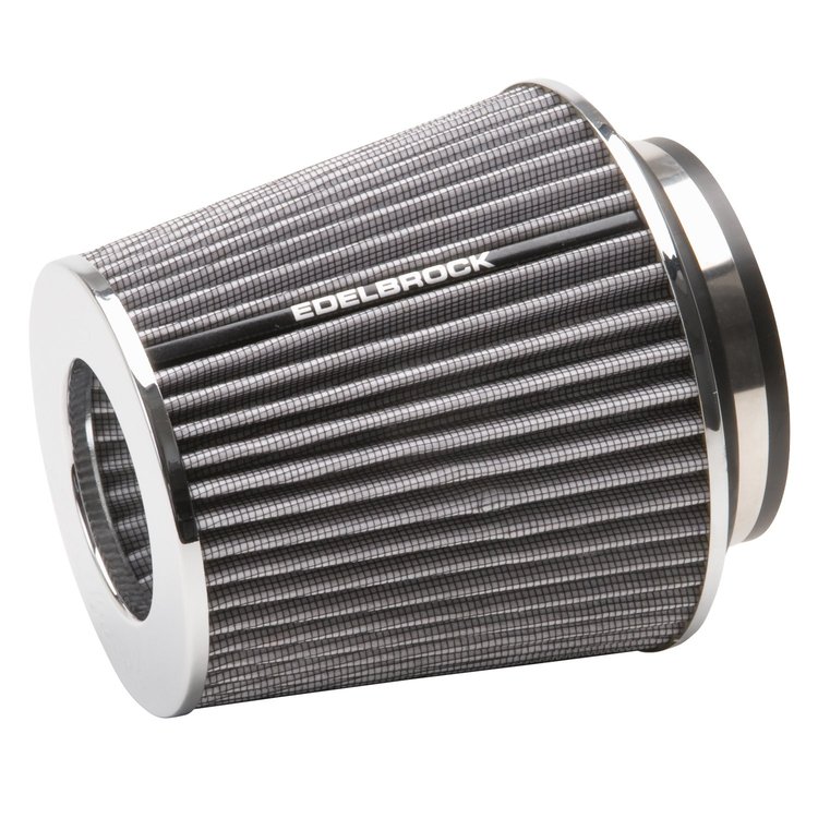 Universal White Medium Conical Air Filter with 6.70" Overall Length for 3",3.5", and 4" Air Intake Systems