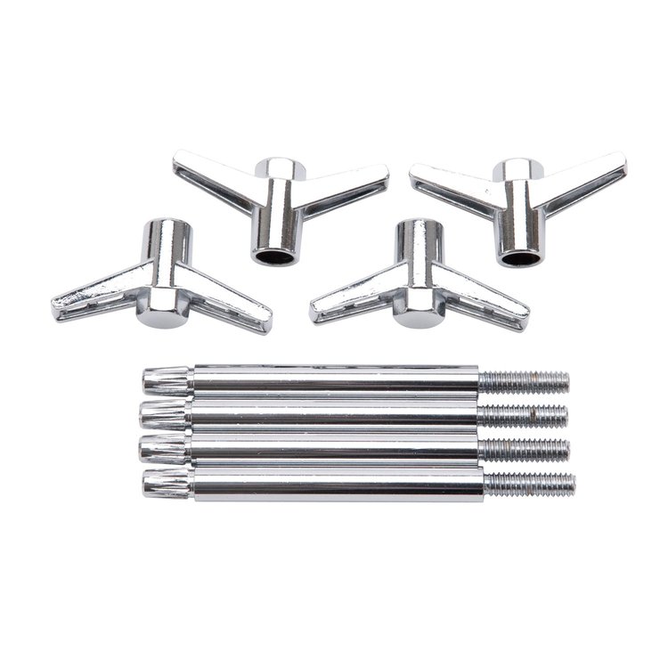 2-Piece Wing Bolts with T-Top, Length of 3-3/4"