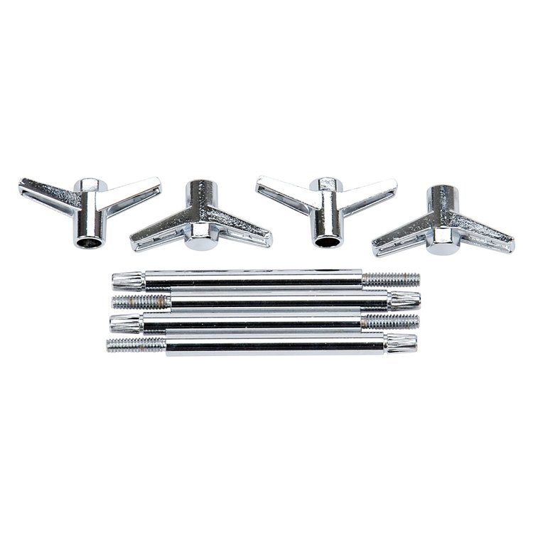 2-Piece Wing Bolts with T-Top, Length of 4-1/4"
