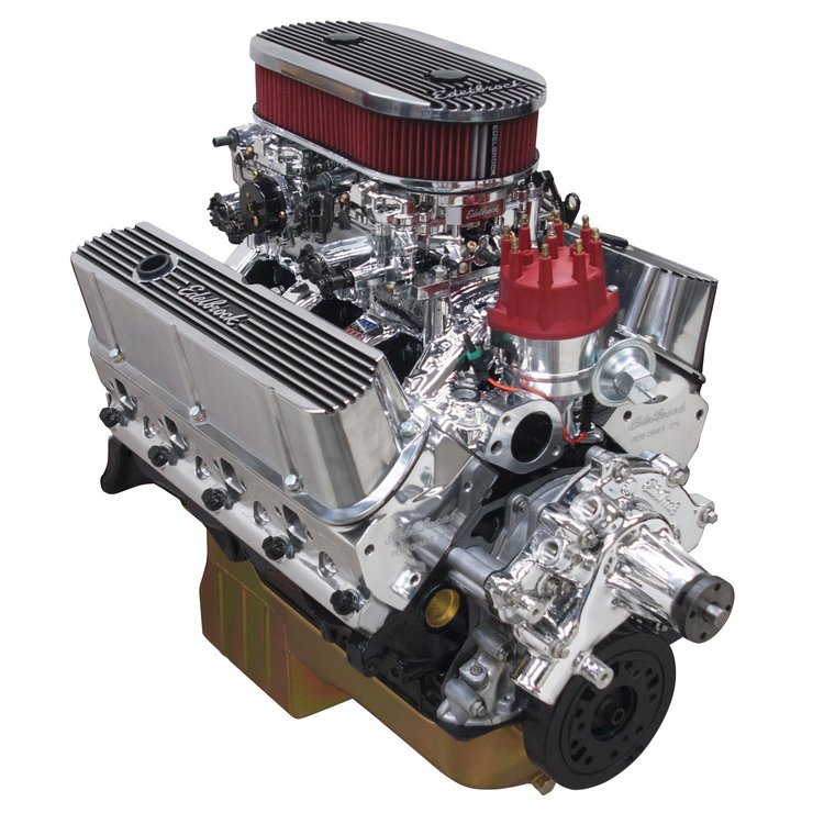 Performer RPM Dual Quad SB Ford 347ci Crate Engine, Rear Sump Oil Pan