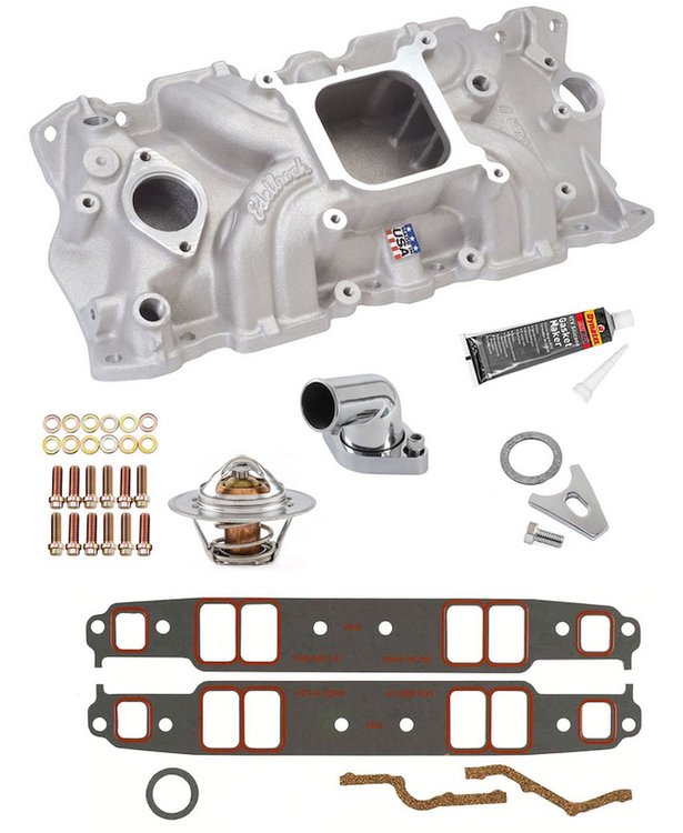 5001 SBC Torker II Intake Install Kit 1955-1986