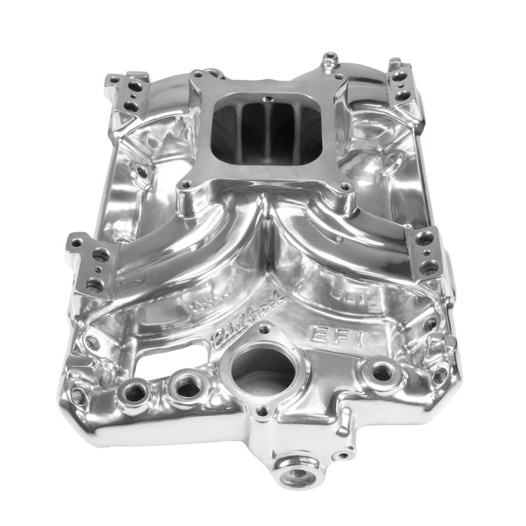 Torker II Pontiac EFI Intake Manifold Polished