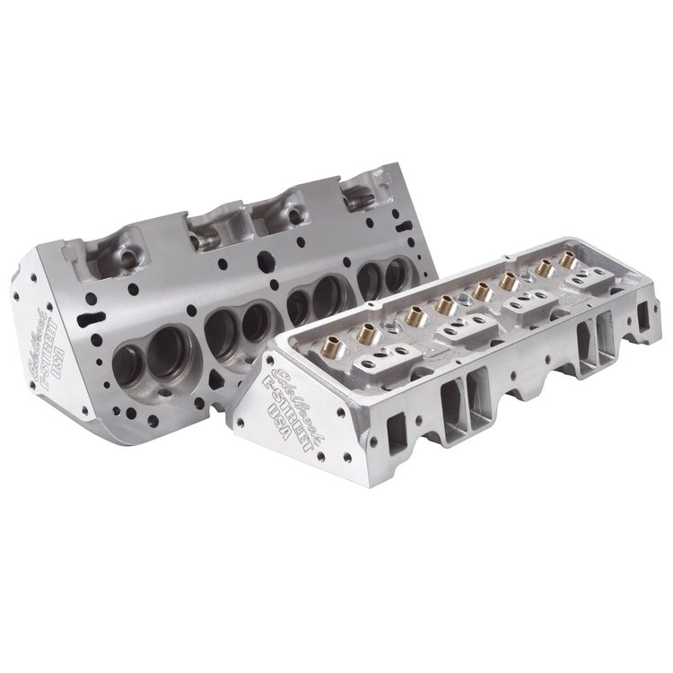 5072 E-Street Cylinder Heads for Small Block Chevy Bare
