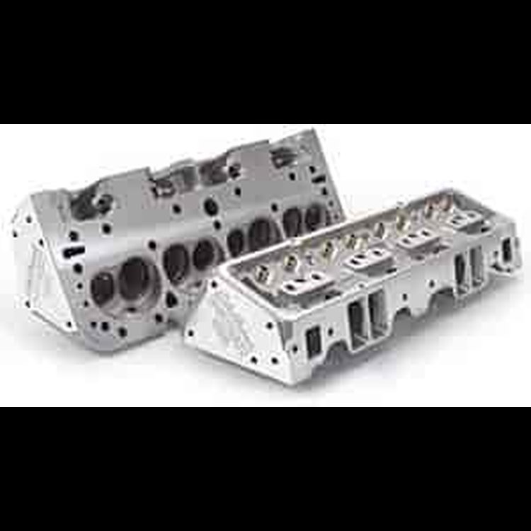 5088 E-Street Cylinder Heads 1986 & Earlier Small Block Chevy 185cc Intake Ports 64cc Combustion Chambers